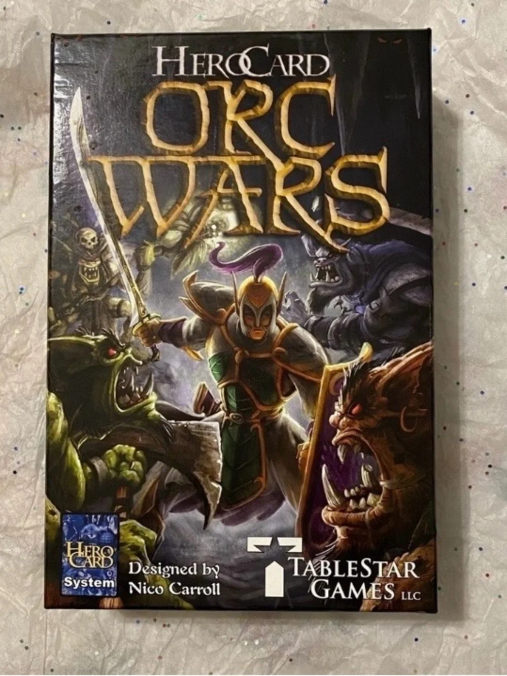 TableStar Games Orc Wars Board Game - HeroCard System (Black)